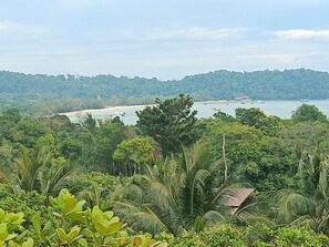 Uitzicht vanuit accommodatie