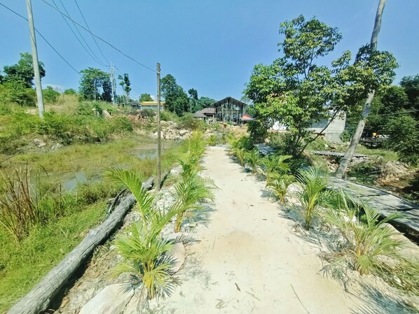 Entrada de la propiedad