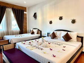 Family Room, Balcony, Garden View - Kravan Siem Reap Boutique Villa (Siem Reap)