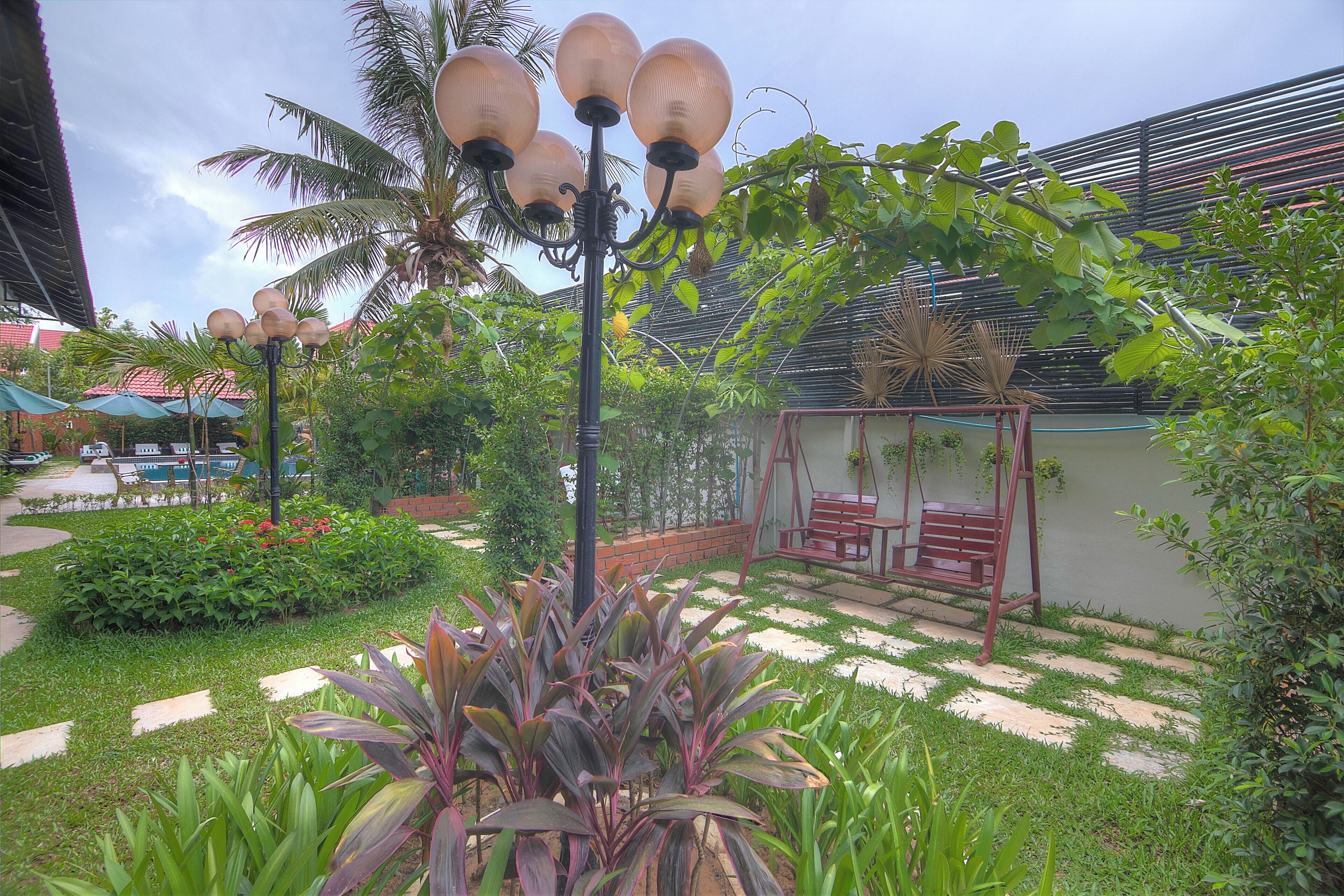 Blick auf den Garten