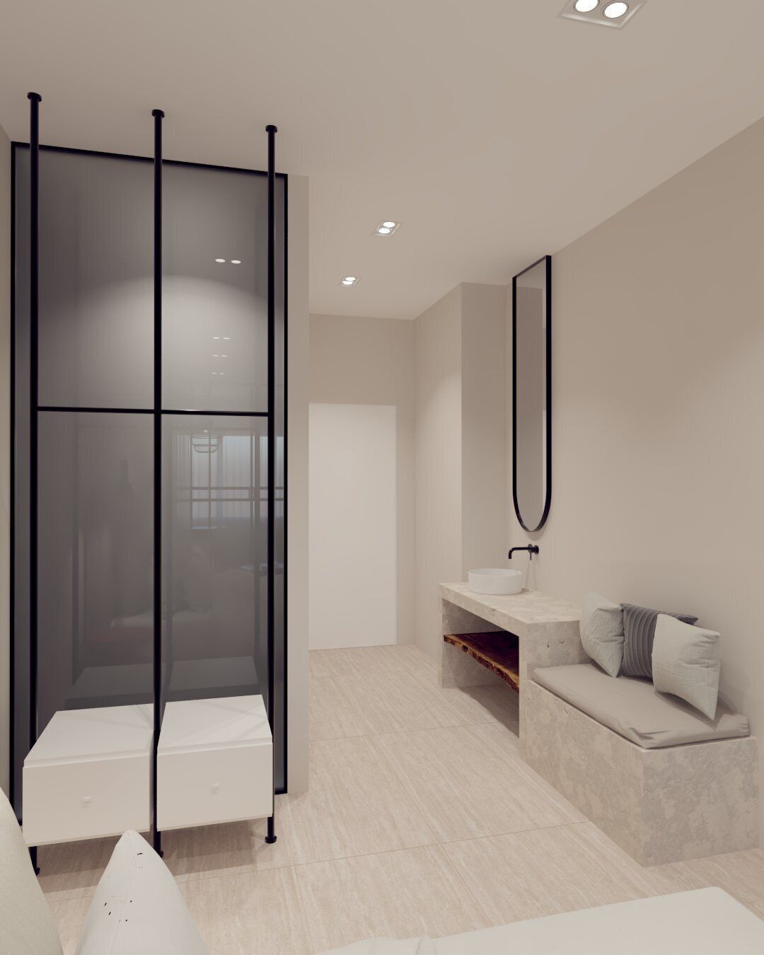 淋浴设施、吹风机、毛巾、肥皂