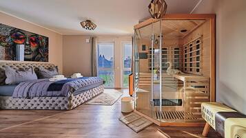 Lit parapluie, Wi-Fi gratuit, draps fournis