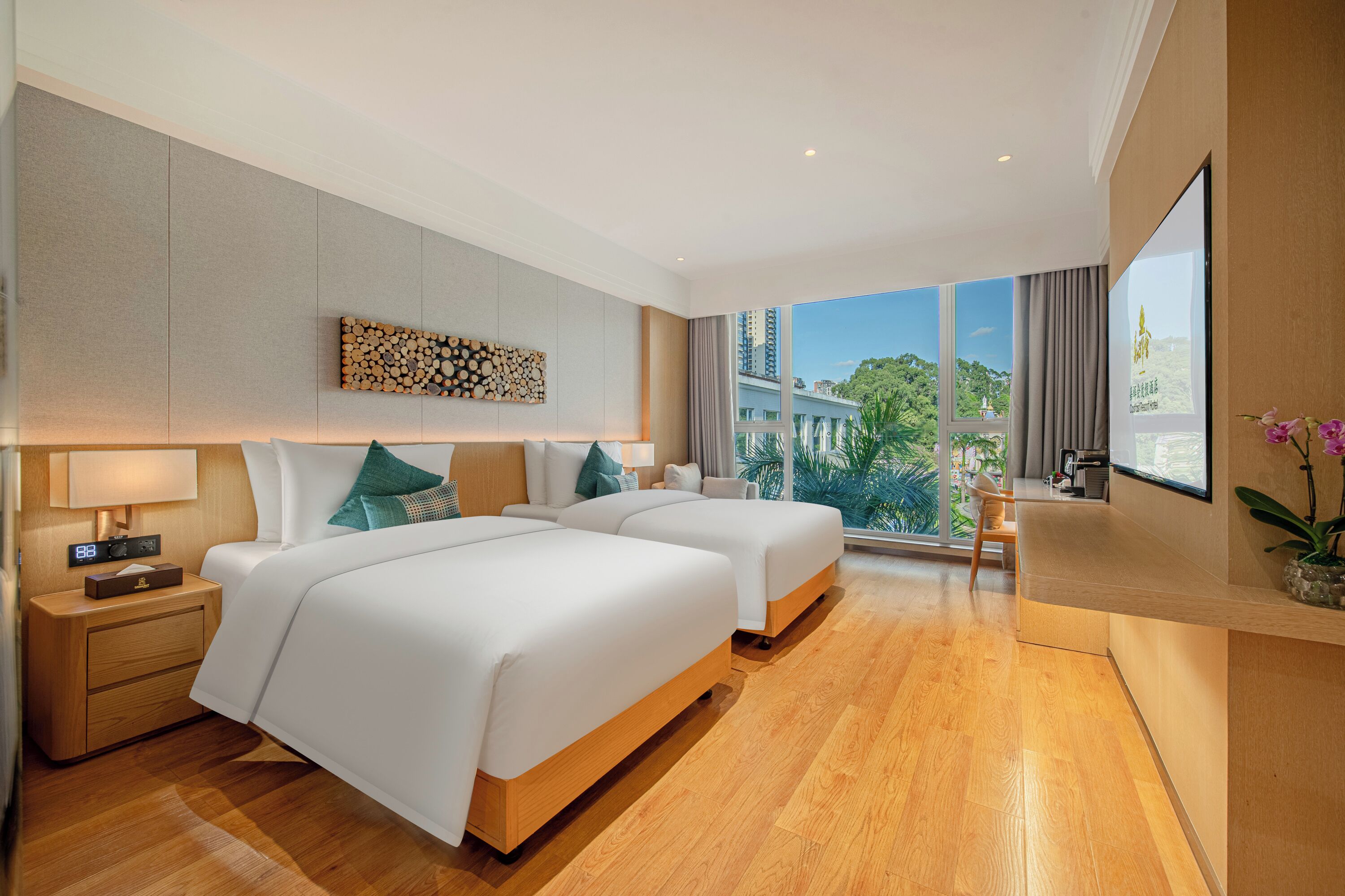 Artículos del minibar gratis, cortinas blackout y wifi gratis 