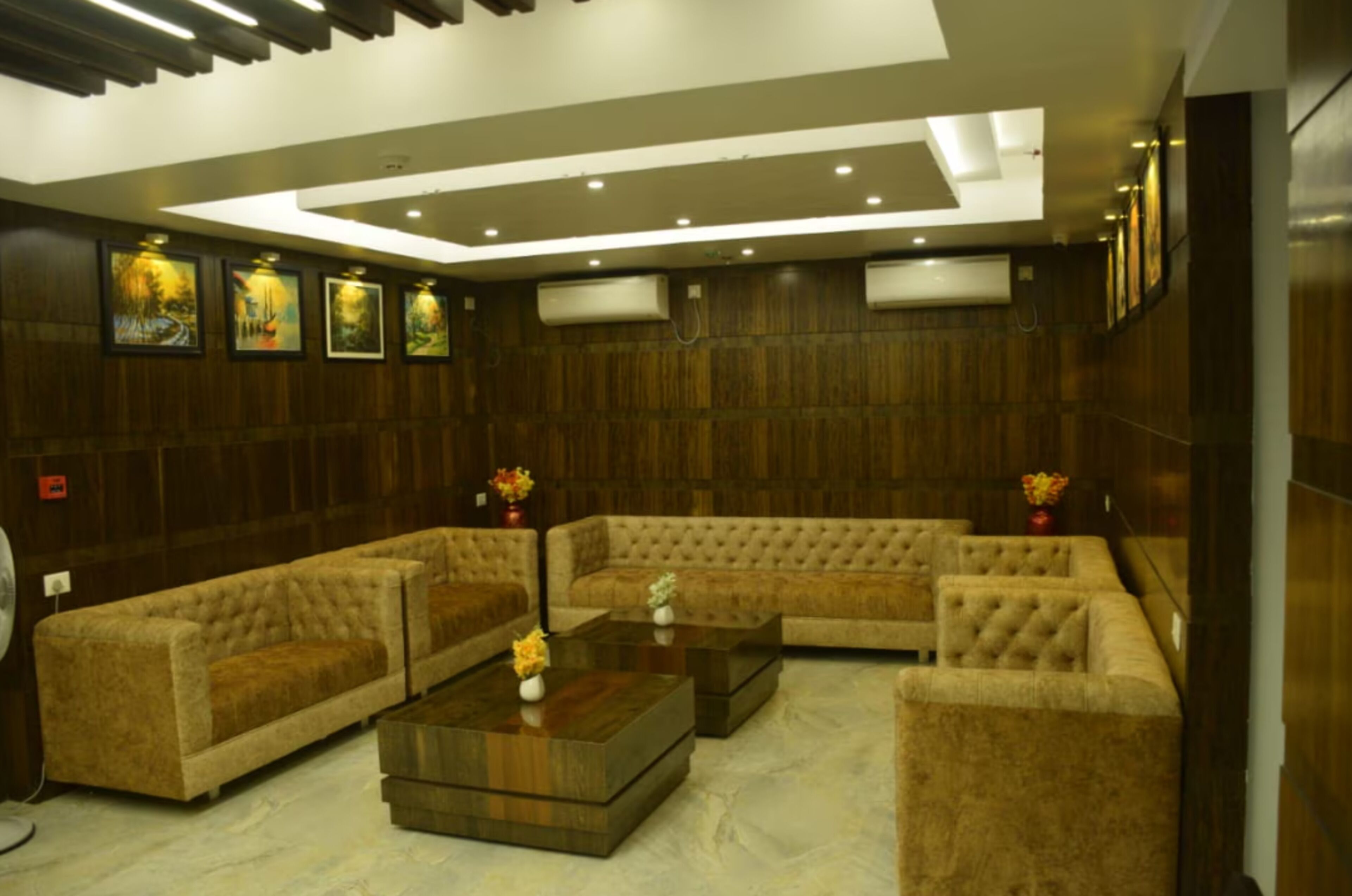 Sala de estar en el lobby