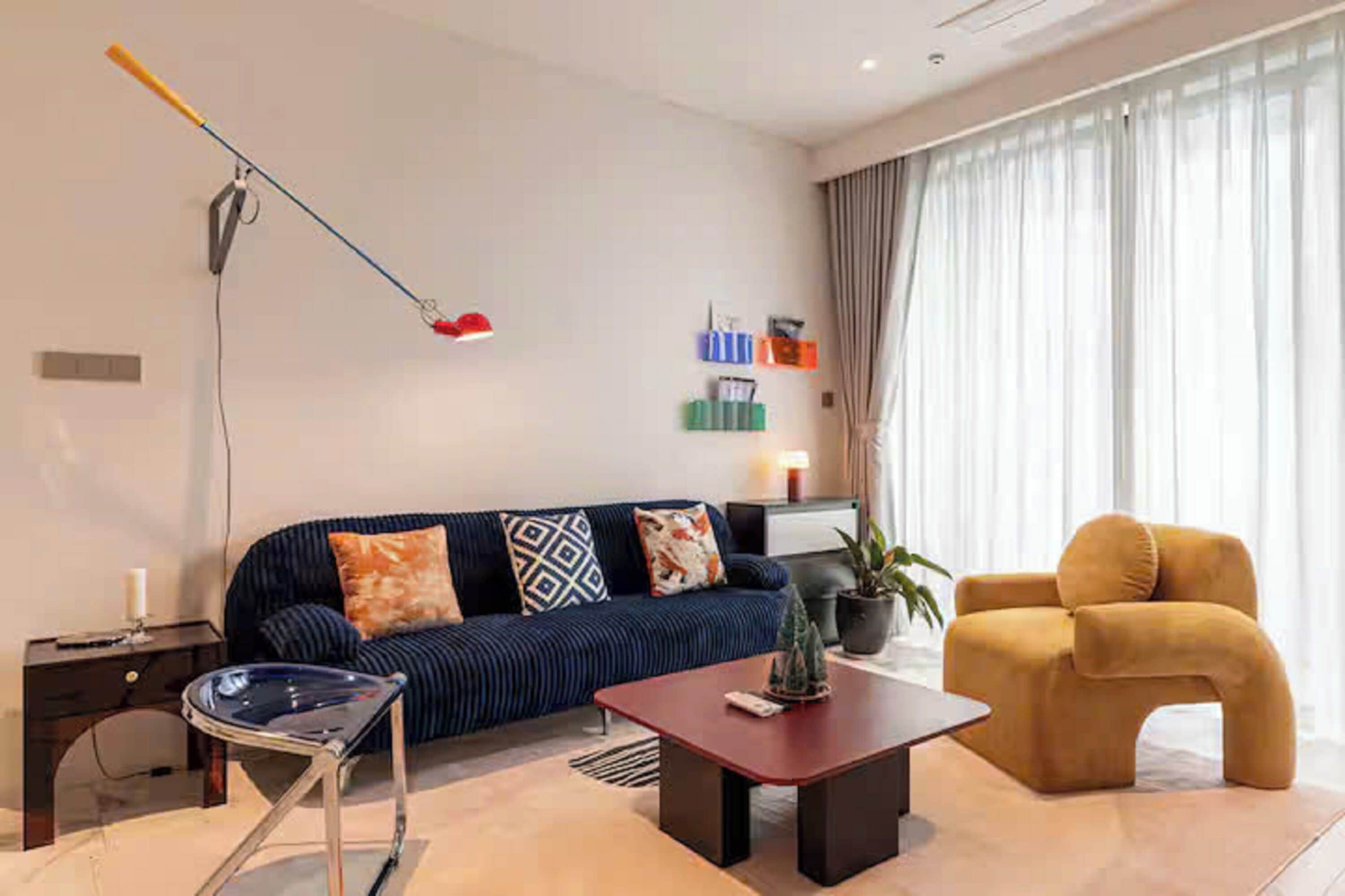 Suíte família, 3 quartos, acesso ao Club Lounge, vista para a cidade | Roupas de cama de algodão egípcio, roupas de cama premium