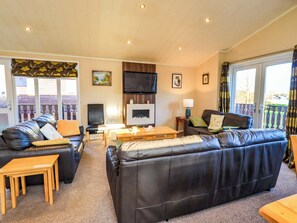 Fireplace - Kingfisher Lodge - Arnside 14 (Carnforth)