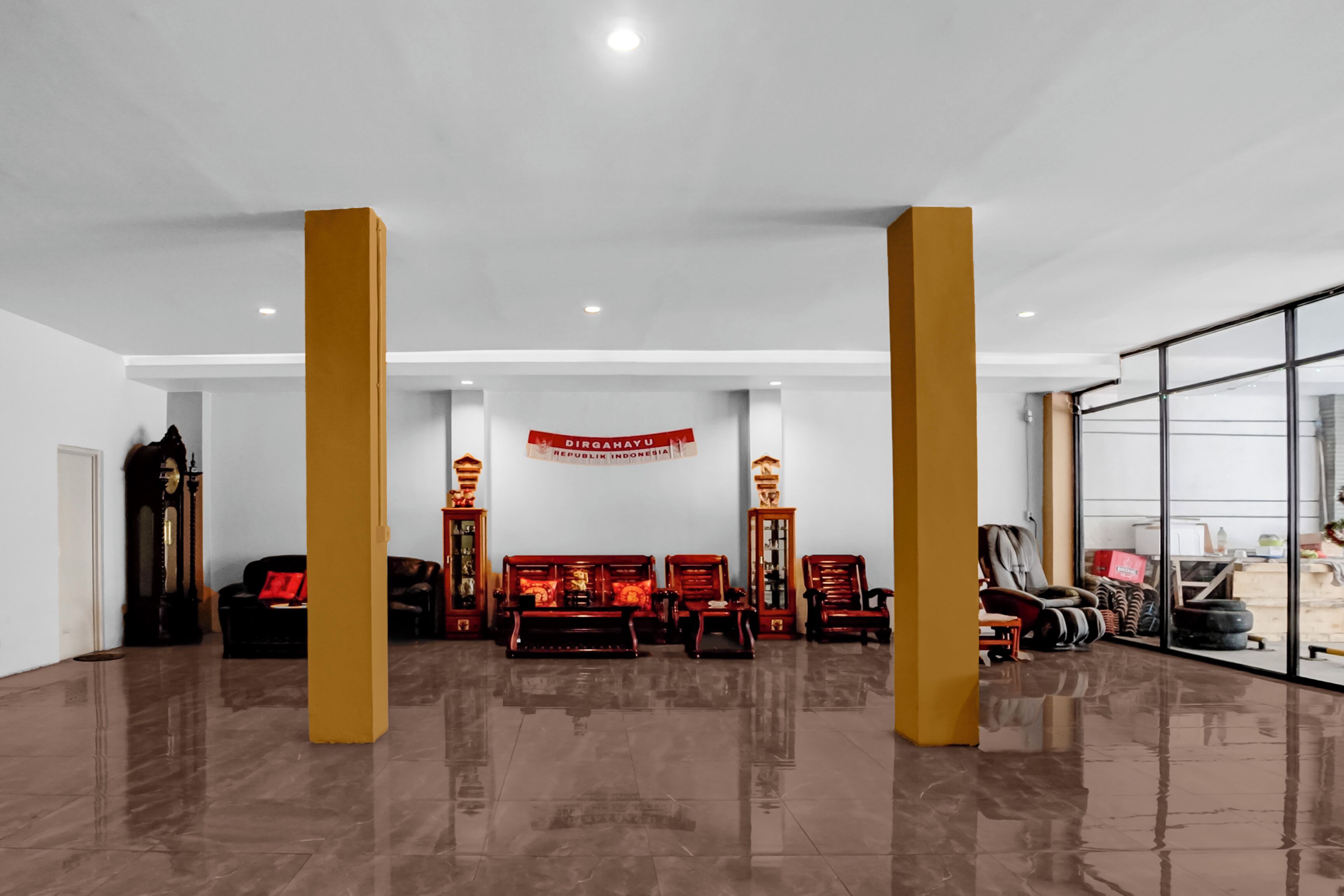 Sala de estar en el lobby