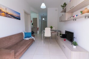 Apartment, 2 Bedrooms, Non Smoking, Kitchen | Living area - Seaside Cosy Maisonette- 2 mins from sea (Marsaskala)