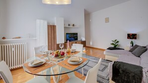 Appartement familial, 2 chambres, balcon, au bord de la plage (Dolce Orizzonte: 2 Balconies, 50) | Restauration