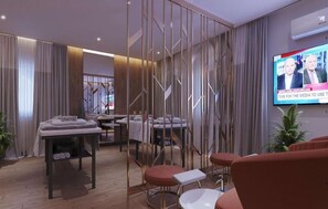 Ansigtsbehandlinger, manicure og pedicure, massagebehandlinger