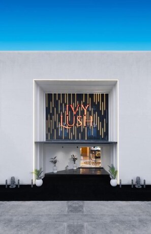 Façade de l’hébergement