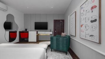 In-room safe, desk, laptop workspace, free WiFi