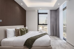 1 bedroom, in-room safe, iron/ironing board, free WiFi - Modern 1BR Haven Near the Park, Offering Effortless Connectivity to Key Roads (Dubai)