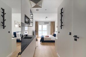 Comfort Studio Suite | Iron/ironing board, free WiFi, bed sheets - Apartamenty Liberty Plaza (Poznań)