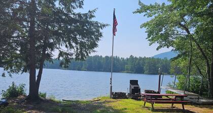 3 bedroom lakefront home on Moose Pond Denmark Maine. Pleasant Mountain views.