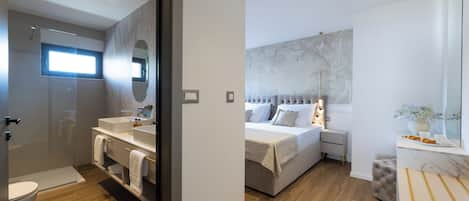 In-room safe, desk, laptop workspace, blackout curtains