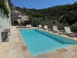 Pool - Exceptional Villa (10 P) with Swimming Pool and Pétanque Court - Les Issambres (Roquebrune-sur-Argens)
