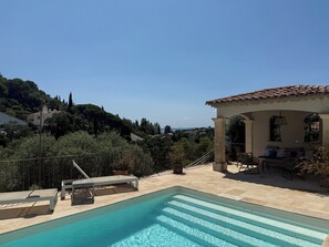 Pool - Exceptional Villa (10 P) with Swimming Pool and Pétanque Court - Les Issambres (Roquebrune-sur-Argens)