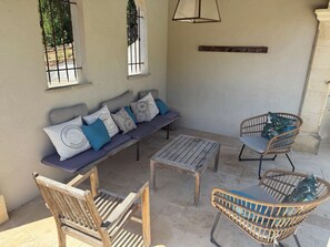 Terrace/patio - Exceptional Villa (10 P) with Swimming Pool and Pétanque Court - Les Issambres (Roquebrune-sur-Argens)