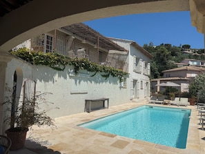 Pool - Exceptional Villa (10 P) with Swimming Pool and Pétanque Court - Les Issambres (Roquebrune-sur-Argens)