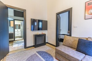 Apartment, 2 Single Beds, Balcony, City View | Living room - Residence 4 - Apartments in Mar Mikhael (Beirut)