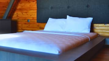 Luksusbungalow, näköala laaksoon | Kannettavalle tietokoneelle sopiva työtila, ilmainen Wi-Fi