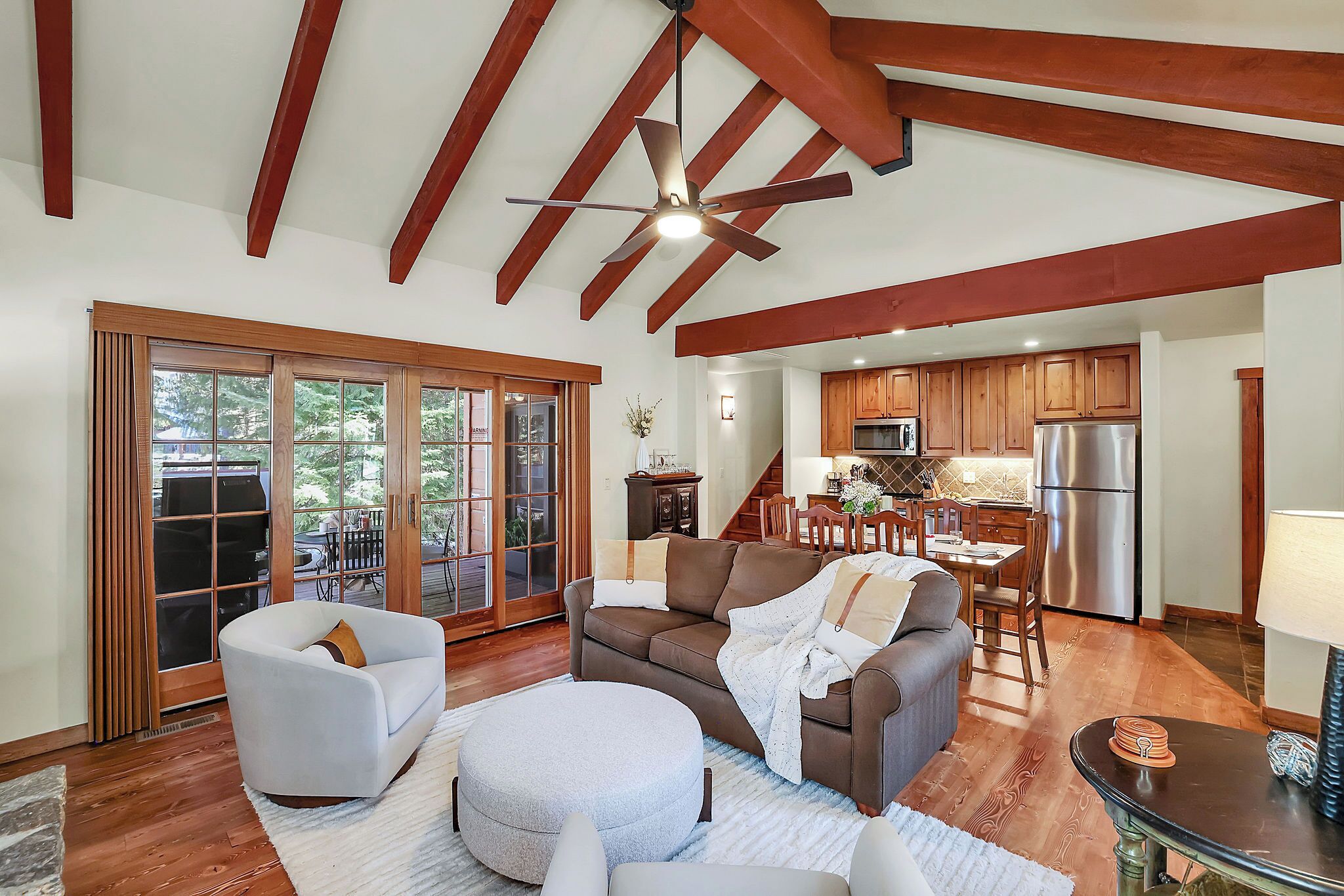 TV connectée, cheminée