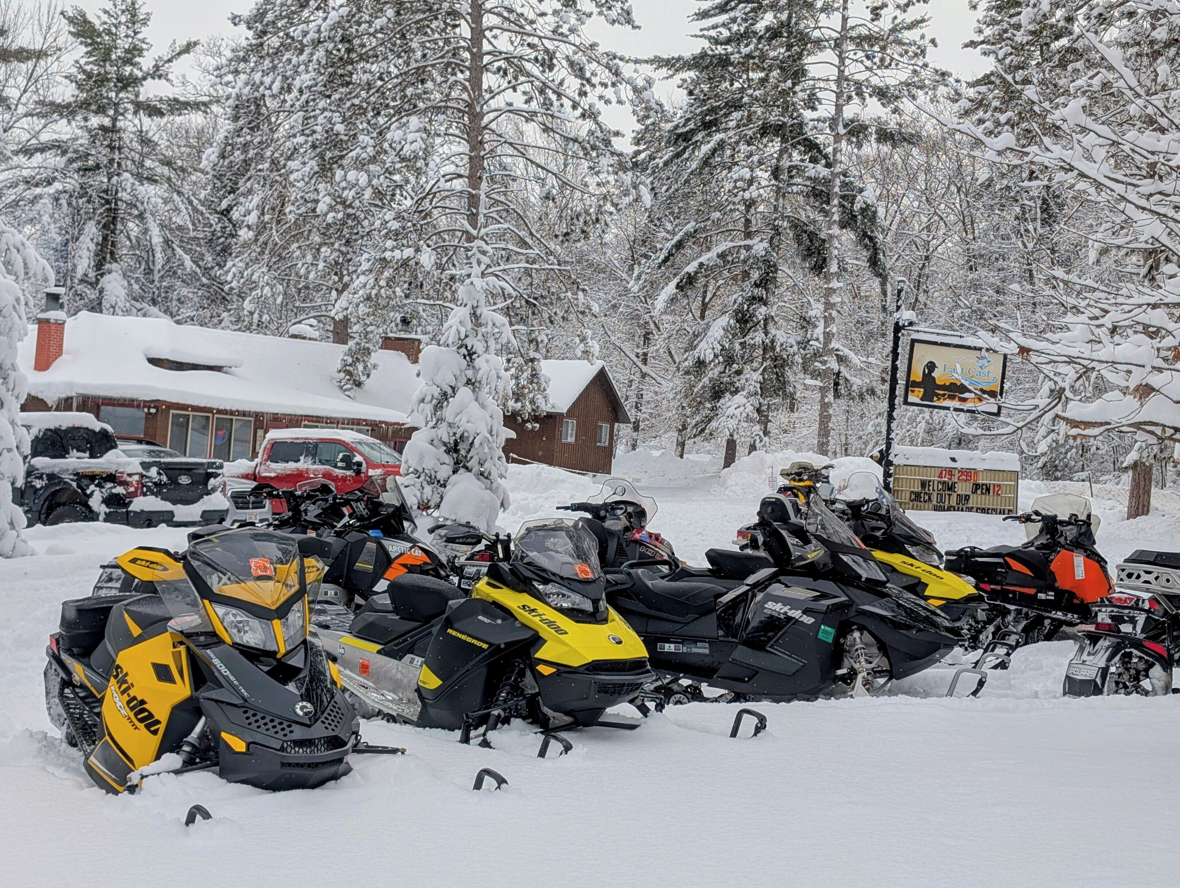 Snowmobiling in the Northwoods!