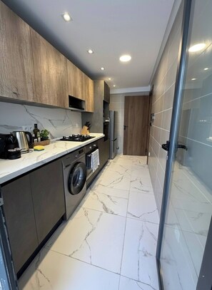 Apartment, 2 Bedrooms, Accessible, Smoking | Private kitchen - Luxurious 2-bedroom Apartment in Heart of Rabat (Rabat)
