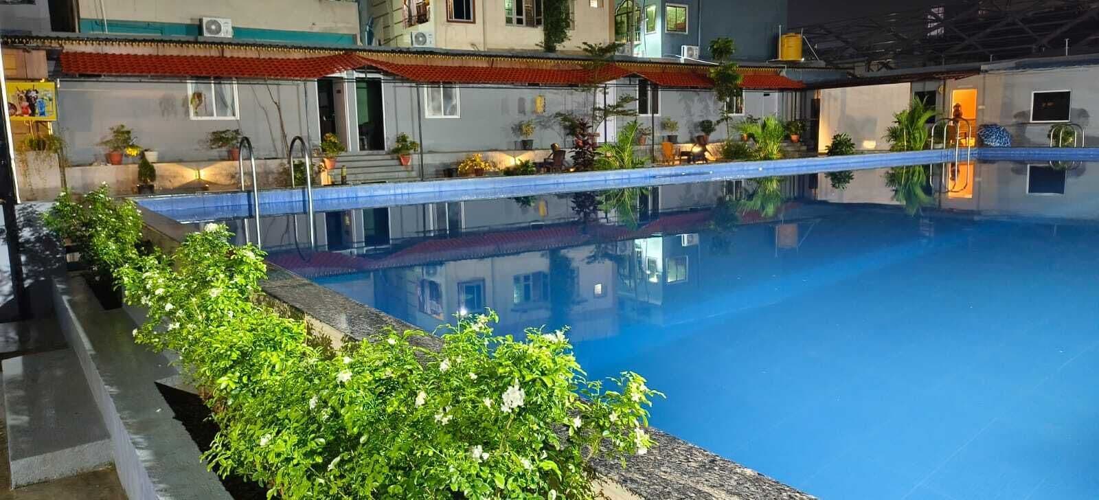 Front of property - evening/night