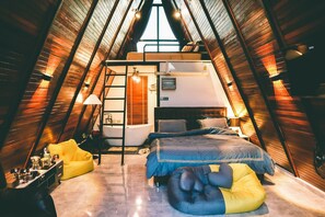 Room - Heavenly A Frames with own Terrace and Garden (Mueang Udon Thani)