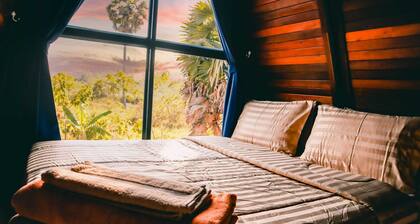 Heavenly A Frames with own Terrace and Garden