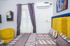2 slaapkamers, een strijkplank/strijkijzer, wifi, beddengoed