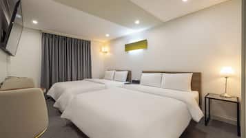 Quarto família | Escrivaninha, espaço de trabalho para notebook, Wi-Fi de cortesia