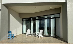 Terrace/patio - Palacio Del Mar 102 - Rocky Point Oceanfront Vacation Rental (Puerto Peñasco)