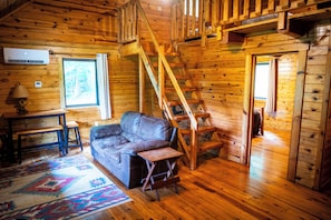 Executive Cabin, Patio, Mountain View | Living area - Horseshoe Canyon Ranch (Jasper)