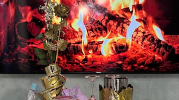 Comfort-Suite, Blick auf den Innenhof | Wohnbereich