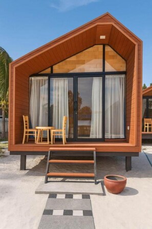 Terrace/patio - Relaxing 1-bedroom resort with AC in peaceful Preah Sihanouk #7 (Preah Sihanouk,)