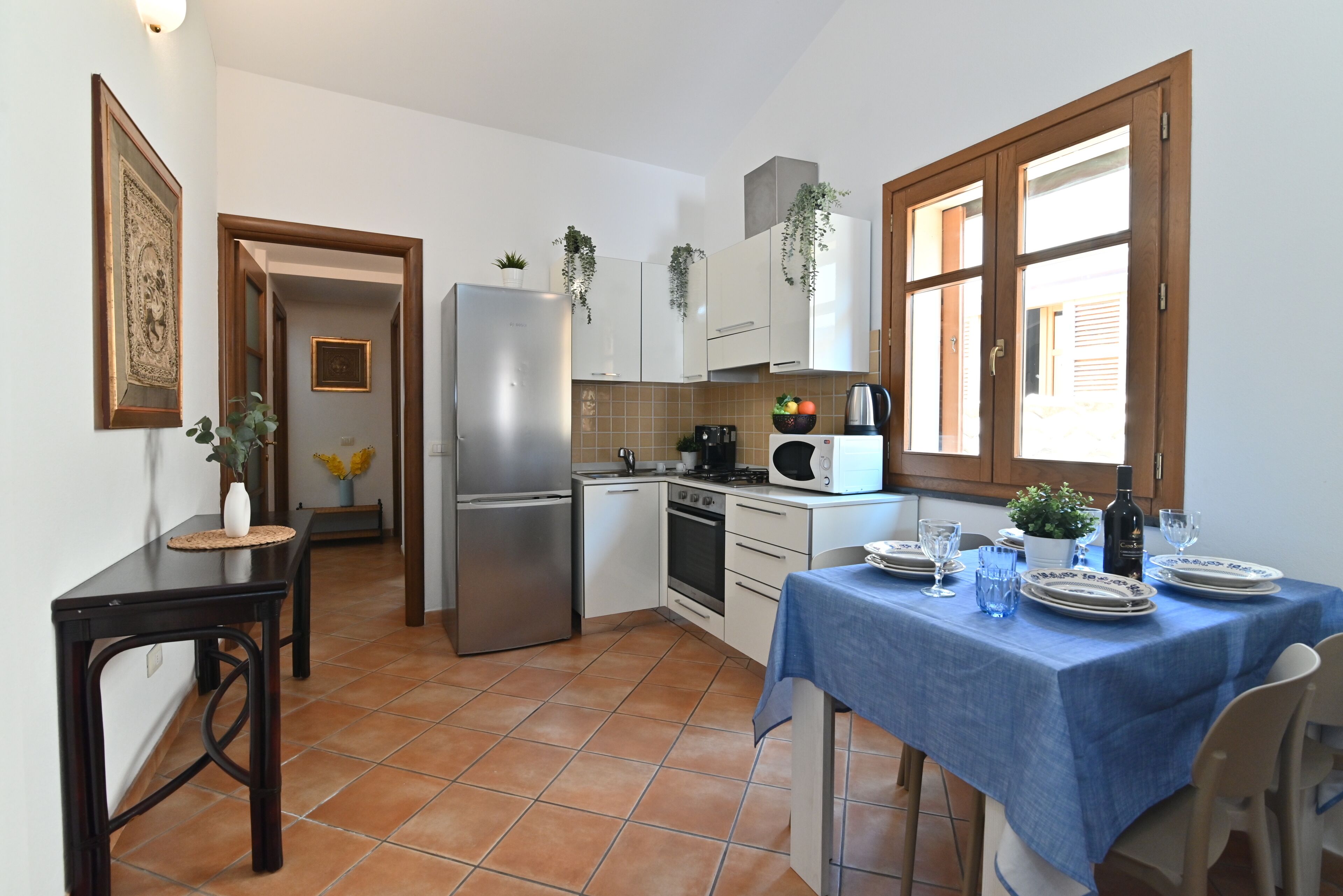 Appartamento, vista città | Cucina privata | Seggiolone