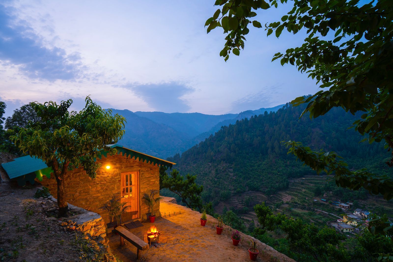 Deluxe-herbergi með tvíbreiðu rúmi - fjallasýn | Skrifborð, ókeypis þráðlaus nettenging