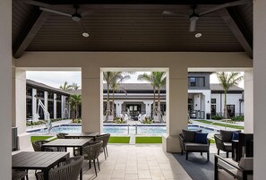 Pool - Landing | Modern 2BD, Gym, Pool (Miromar Lakes)