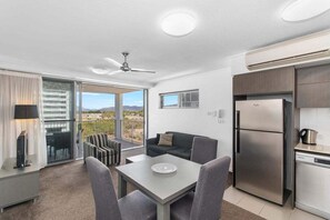 Interior - City convenience in Modern Townsville Apartment w secure parking, pool & views (Townsville City)