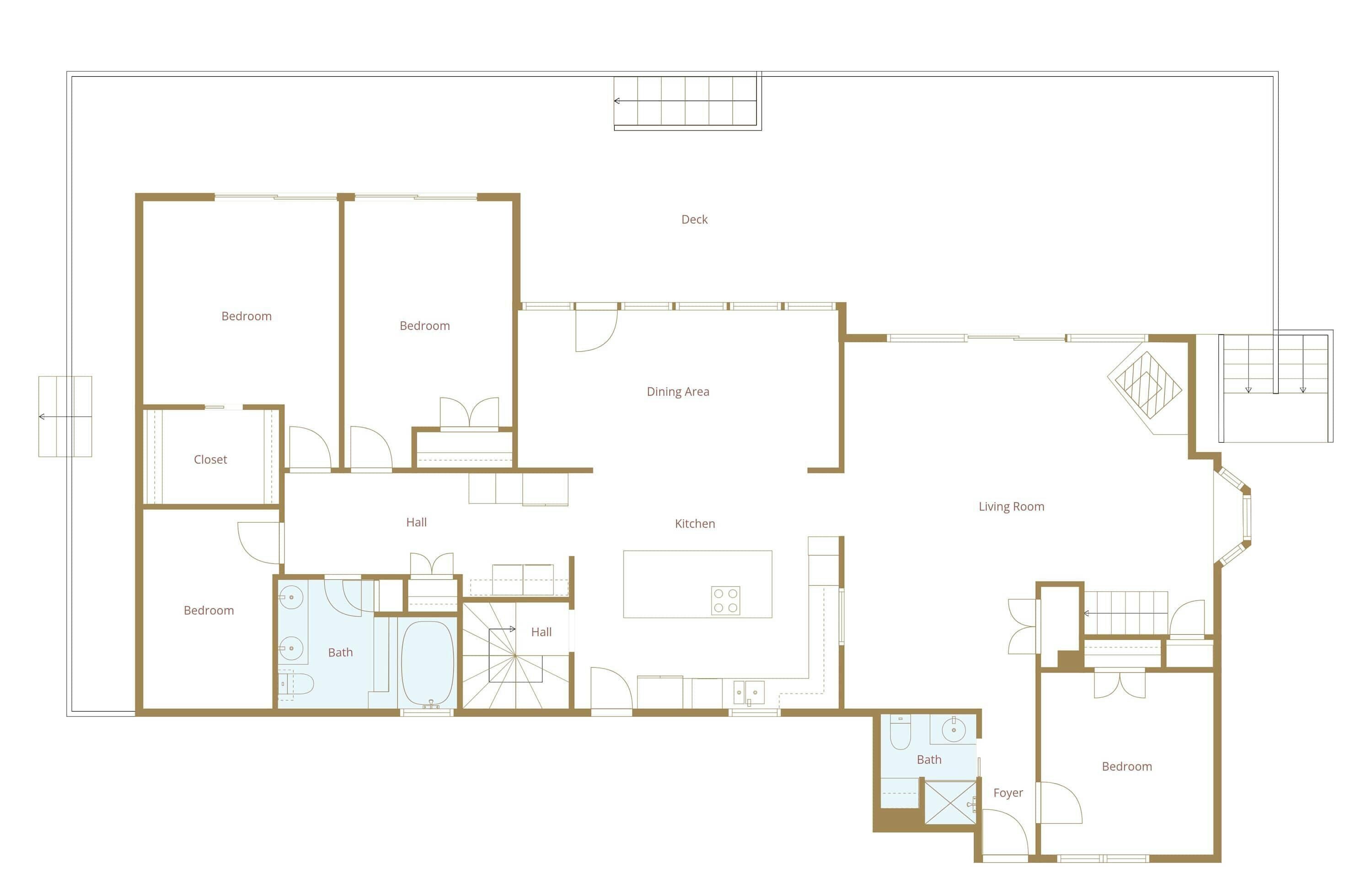 The main floor.