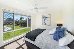 4 bedrooms, iron/ironing board, travel crib, WiFi