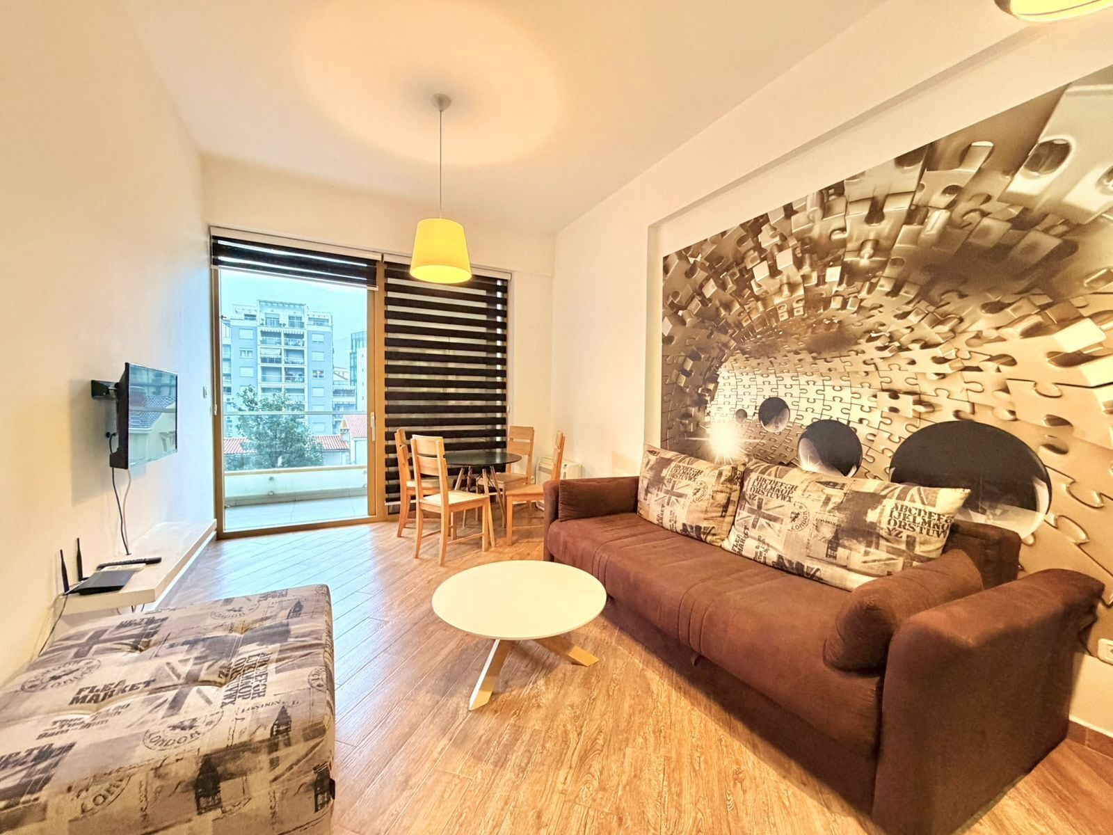 Leilighet – superior, balkong, byutsikt | Oppholdsområde