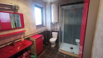 Free toiletries, hair dryer, towels, soap