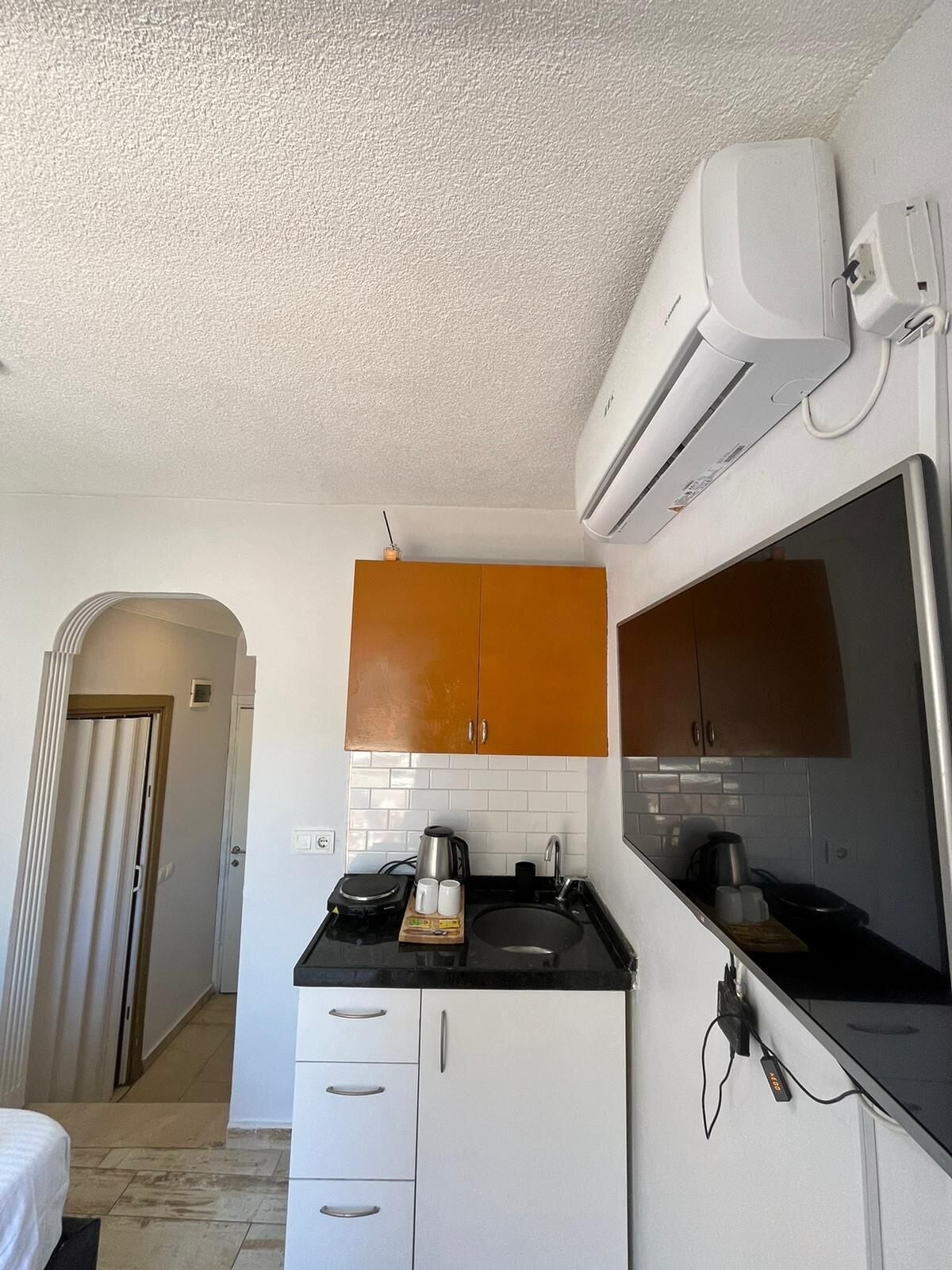 Loft Deluks, pemandangan kota | Brankas, tirai kedap cahaya, kedap suara, dan setrika/meja setrika