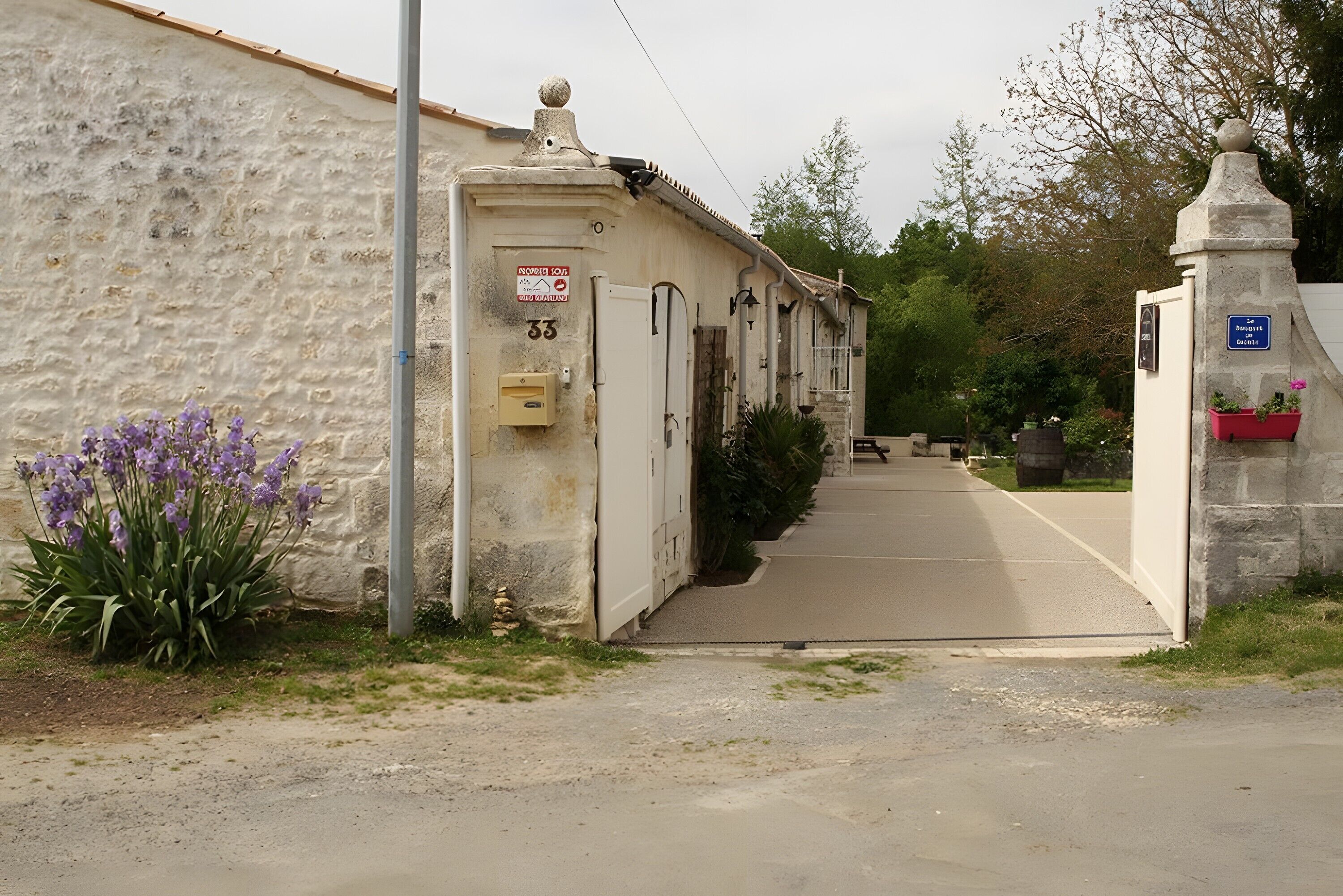 Enceinte de l’hébergement