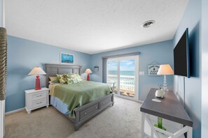 Iron/ironing board, Internet, bed sheets - Ocean Front Condo at Kure Beach The Pink Ruby (Kure Beach)
