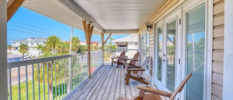 Villa, varias camas (Indian Beach Villas - 3A) | Terraza o patio